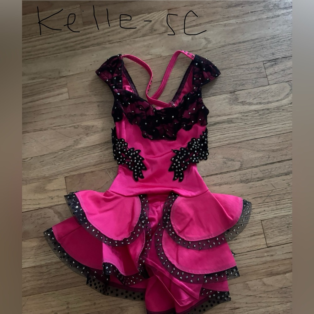 Kelle small child dance costume